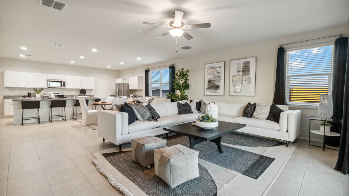 Living Room and Kitchen