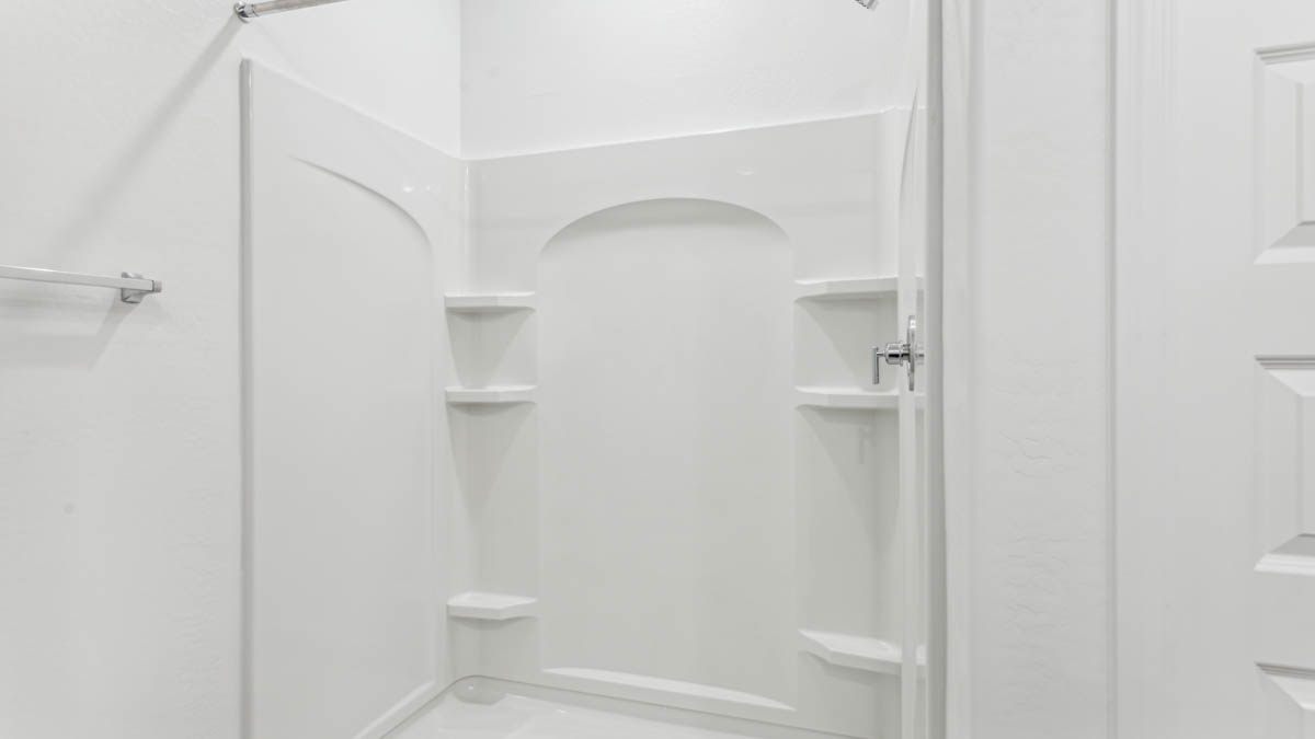 Primary walk-in shower