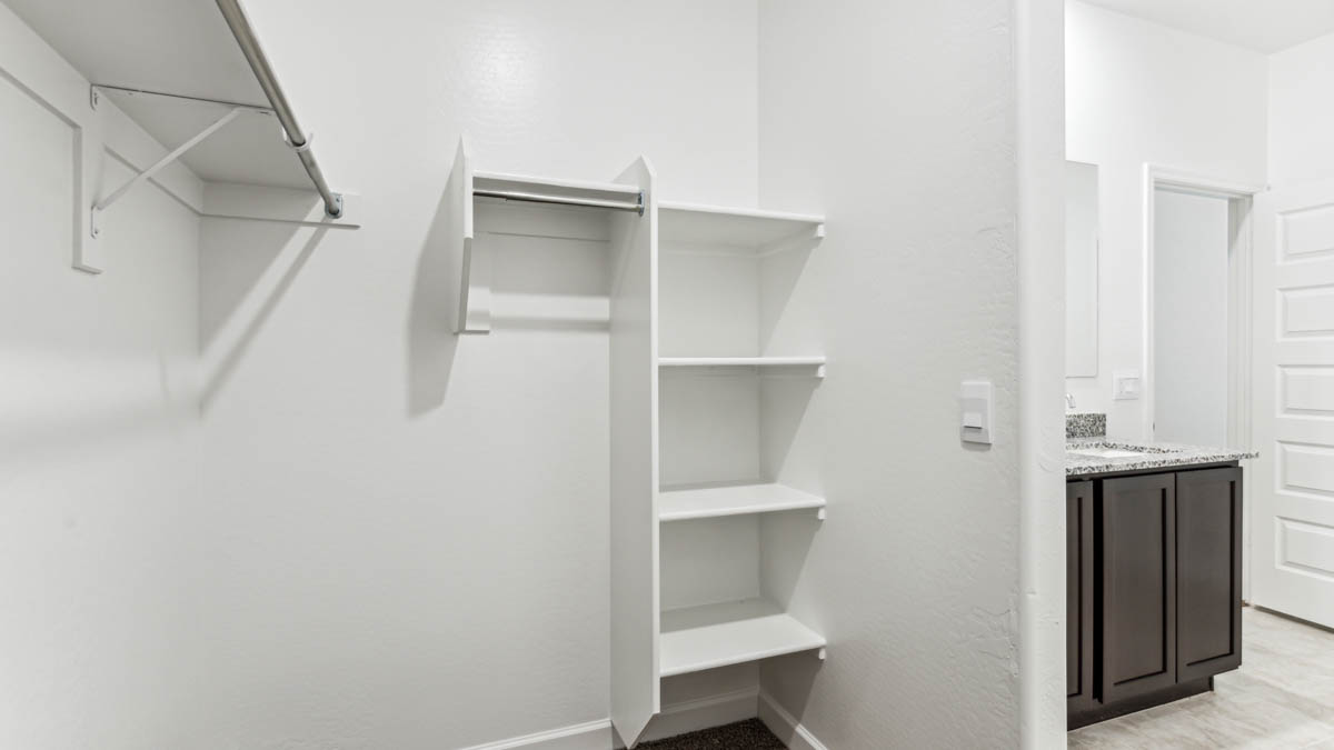 Primary walk-in closet