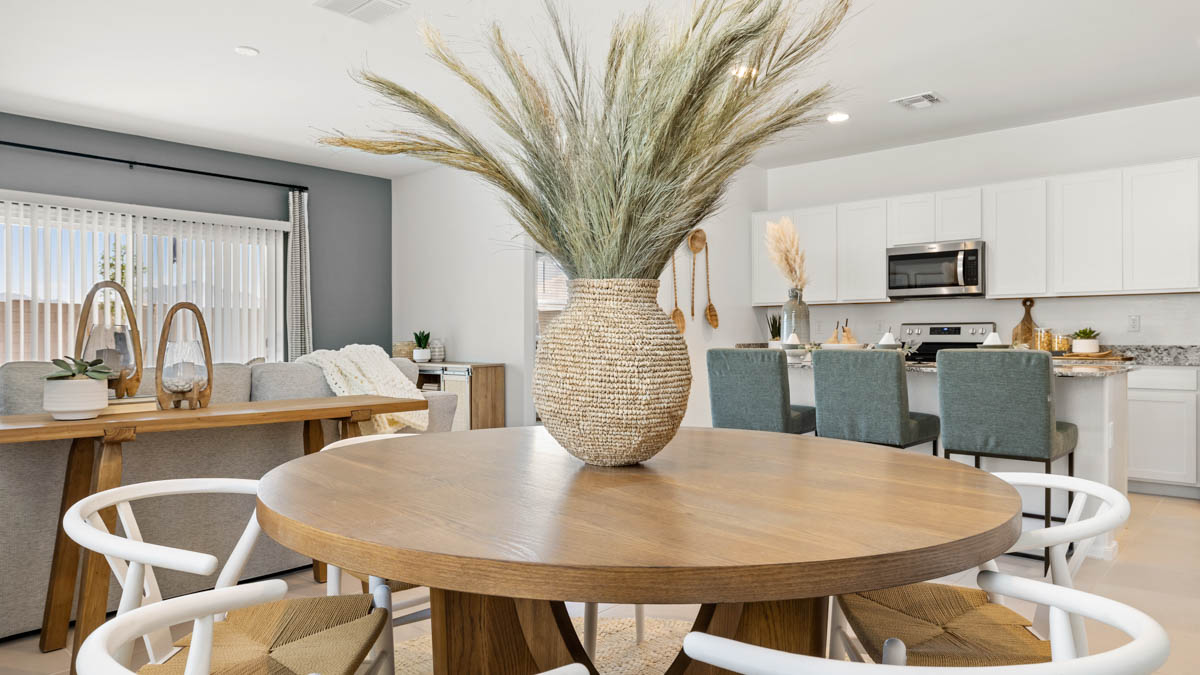living and dining area