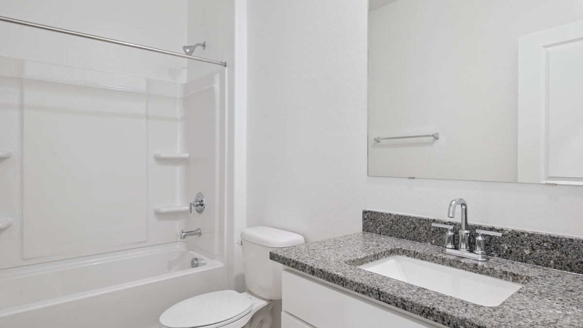 A well-designed bathroom emphasizing functionality and contemporary style.