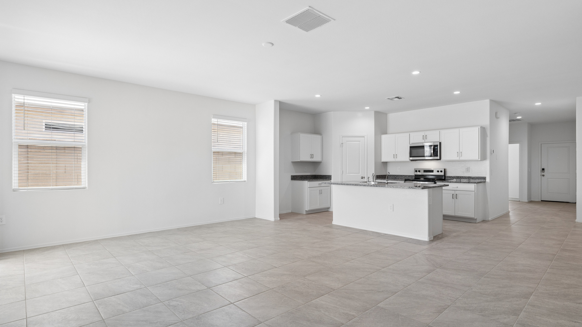 kitchen with island.