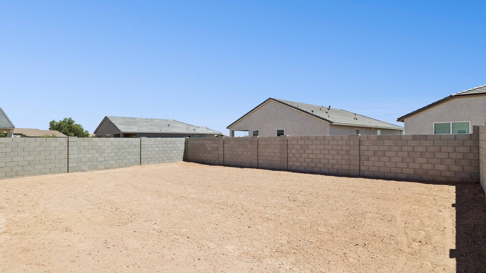 large backyard