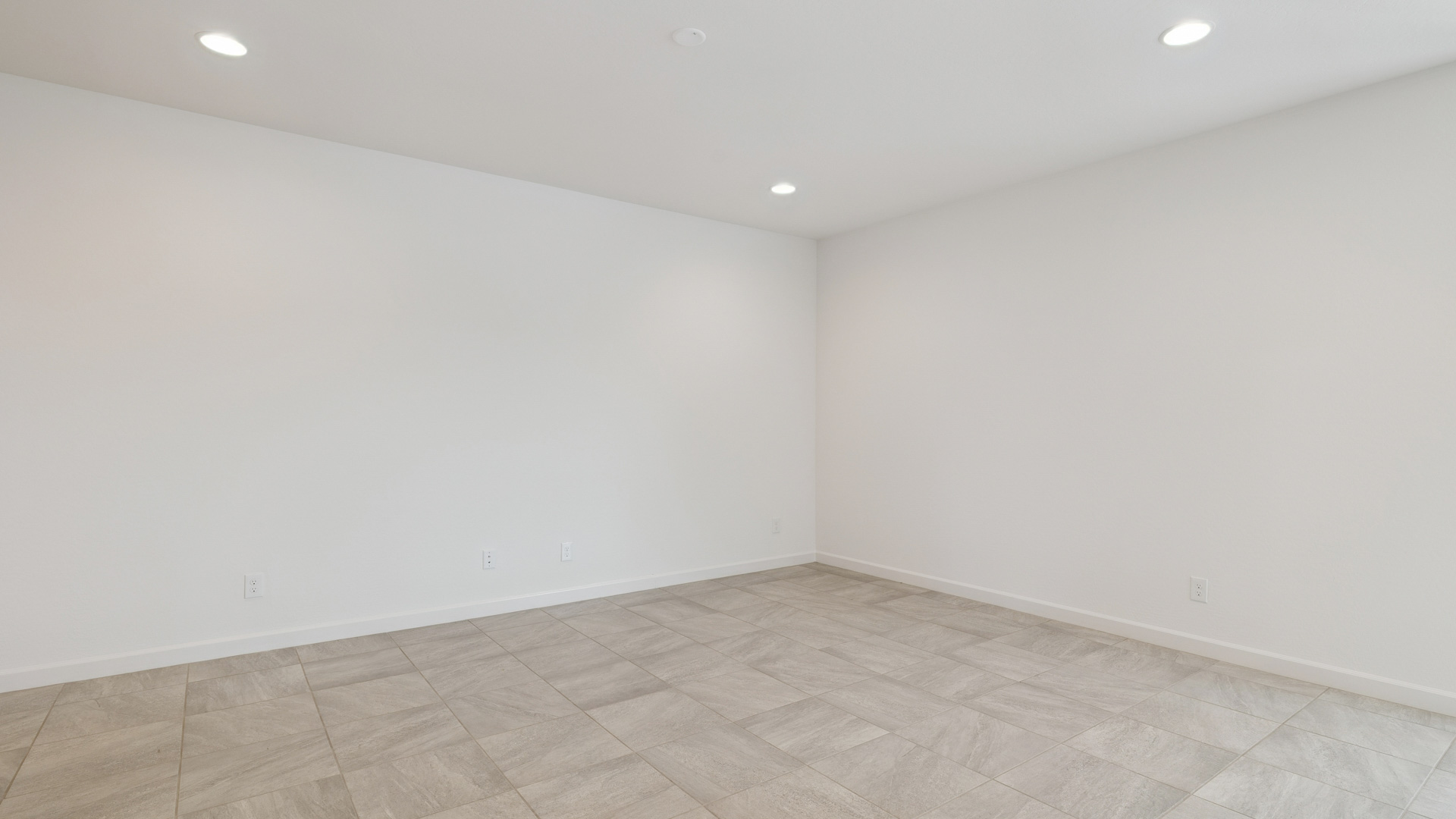 Spacious dining area that connects with the living room and kitchen.