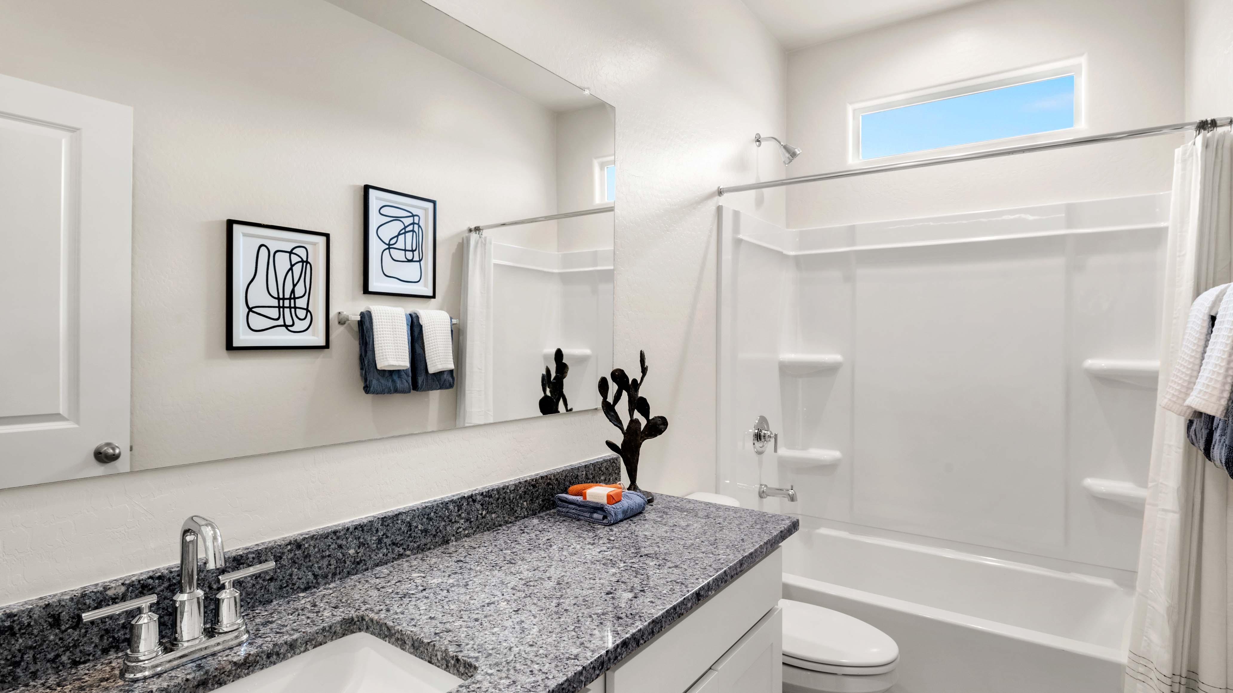 A well-designed bathroom emphasizing functionality and contemporary style.