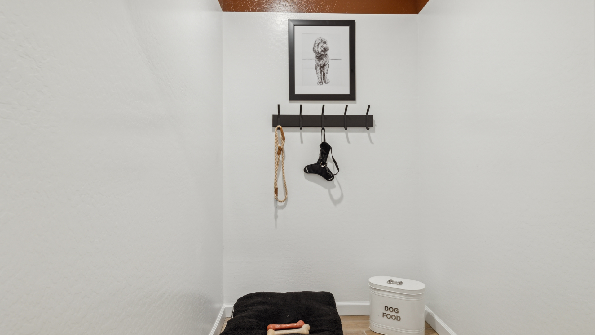 laundry room with shelving