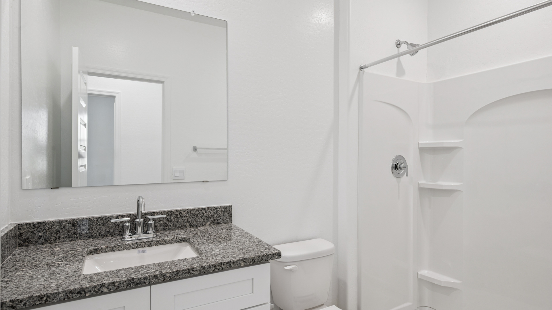 A well-designed bathroom emphasizing functionality and contemporary style.