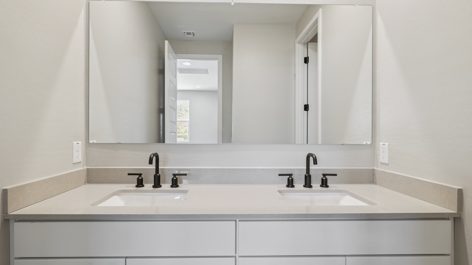 guest bathroom with bathtub.