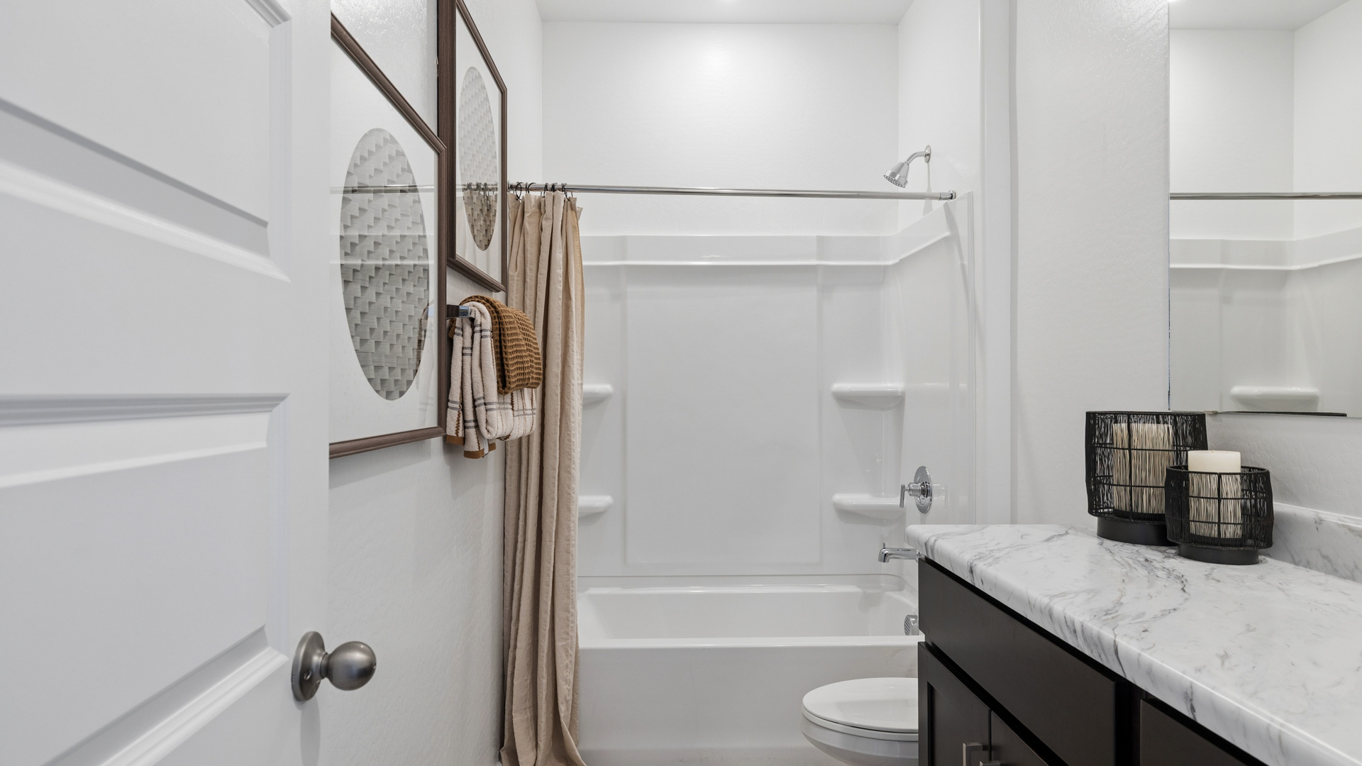 A well-designed bathroom emphasizing functionality and contemporary style.