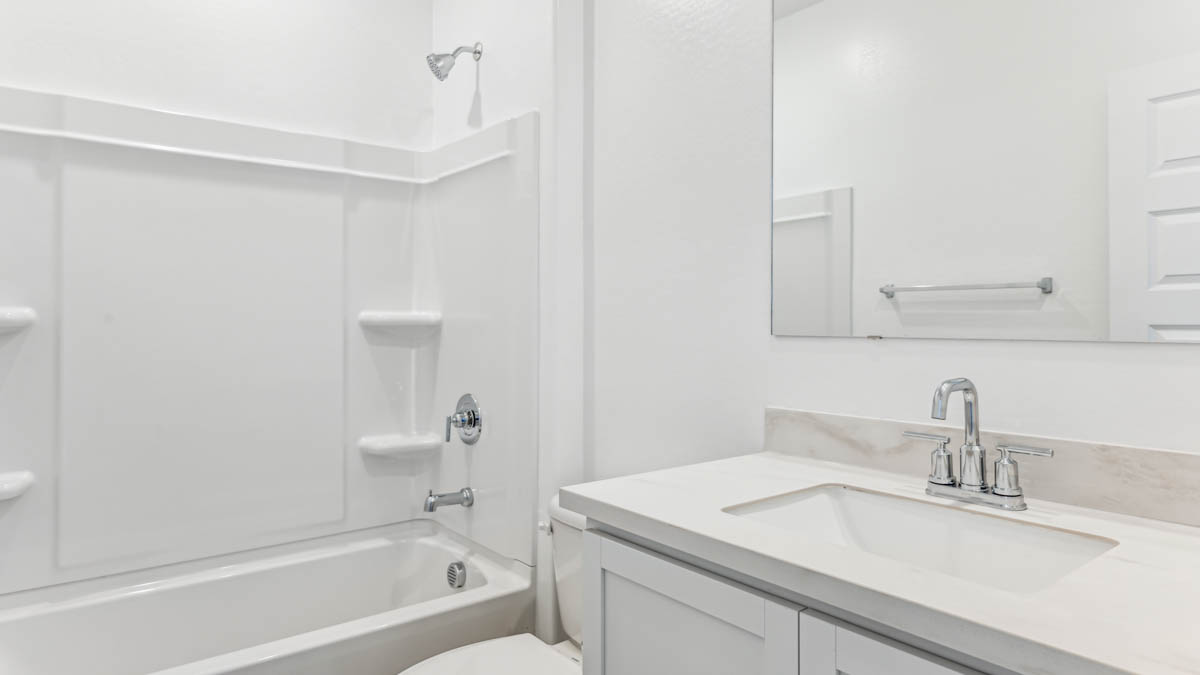 A well-designed bathroom emphasizing functionality and contemporary style.