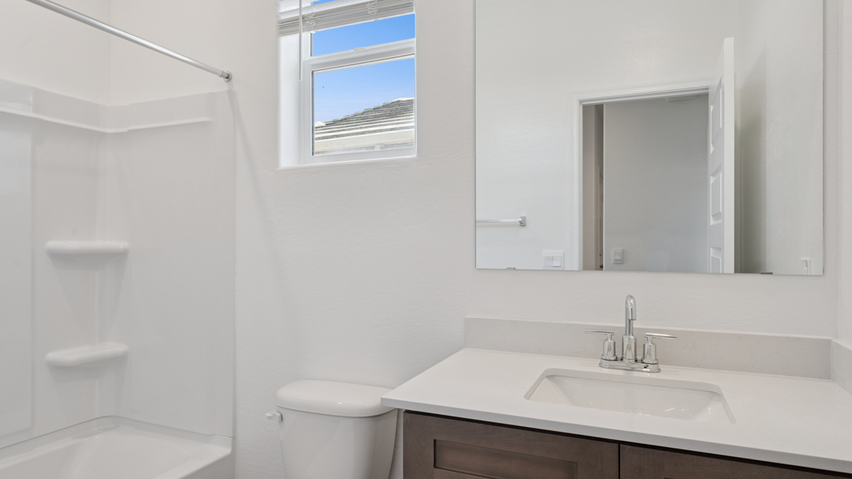 A well-designed bathroom emphasizing functionality and contemporary style.