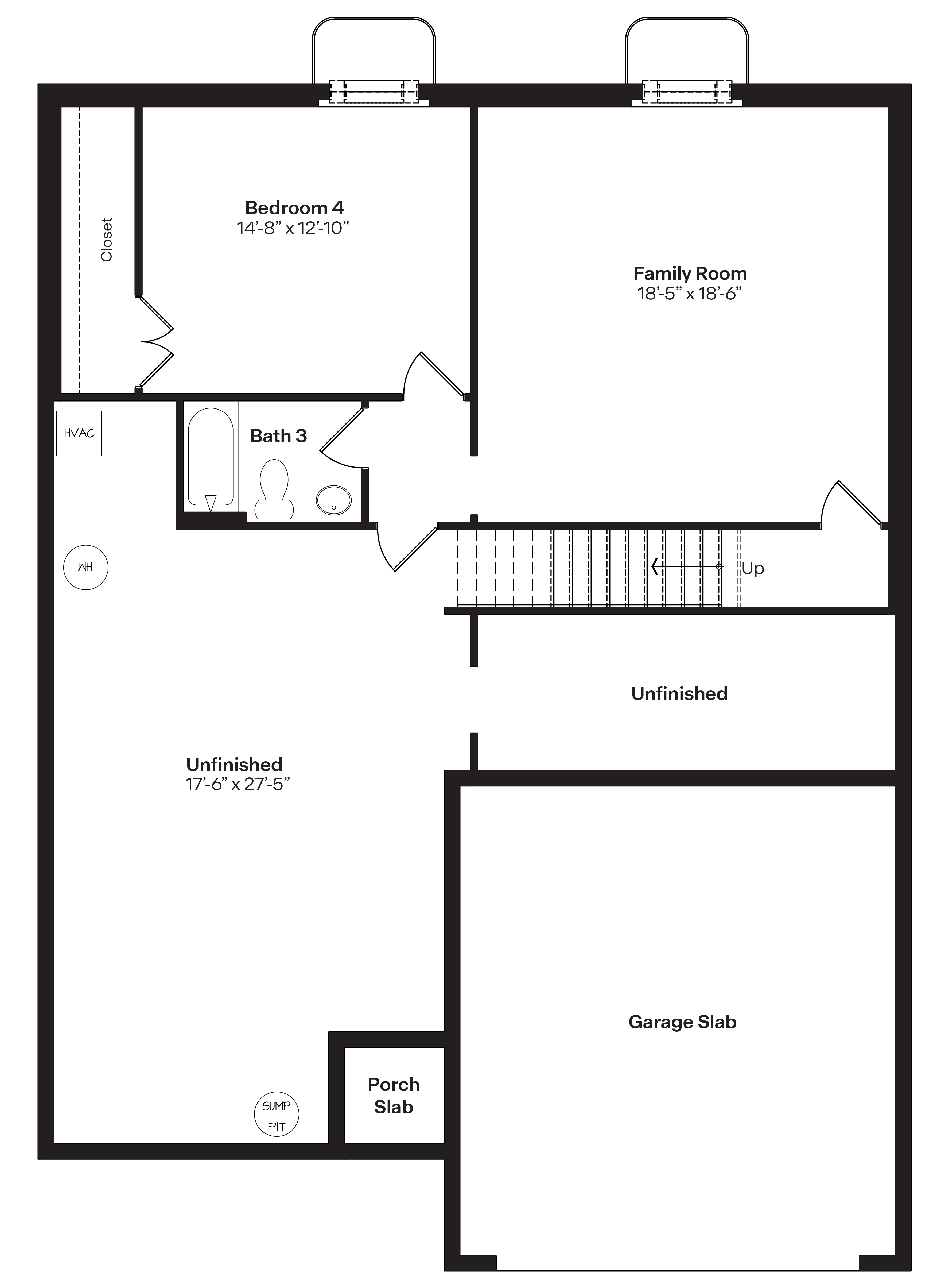 hamilton finished basement floor plan