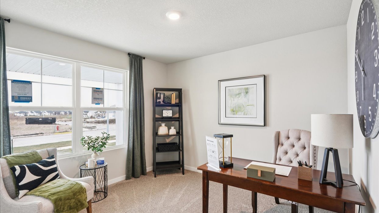 Comfortable secondary bedroom with natural light, modern finishes, and versatile living space.