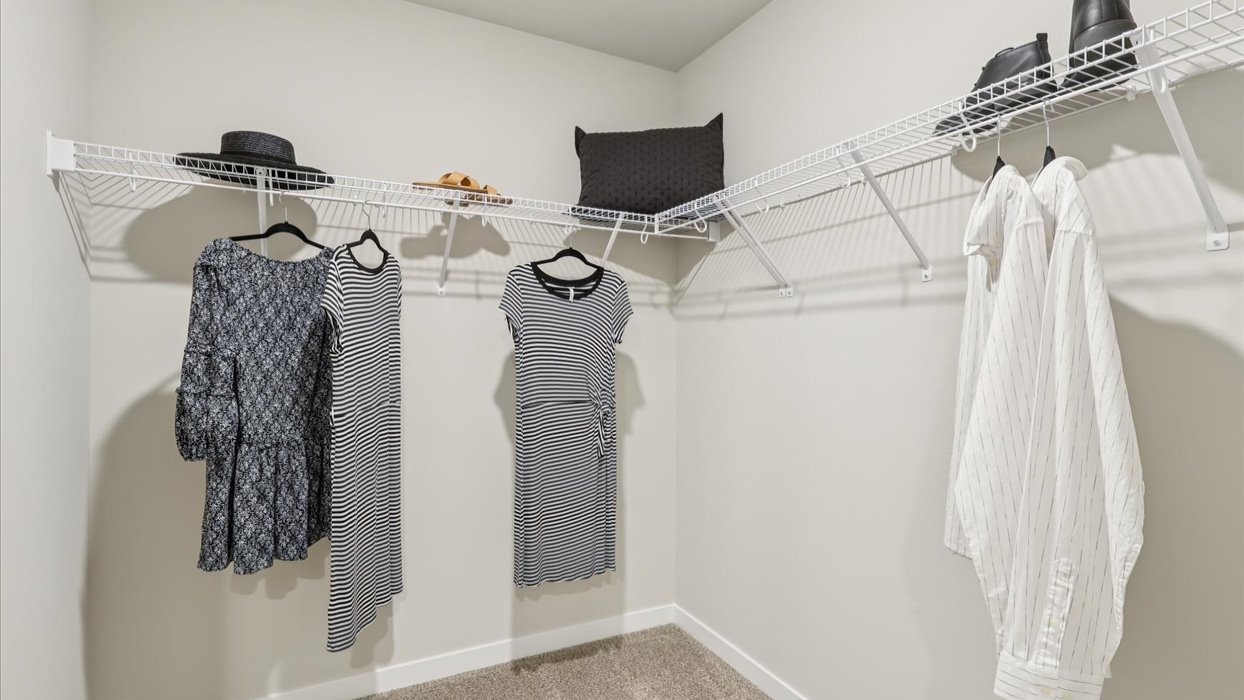 Spacious walk-in closet offering ample room for clothing, accessories, and everyday essentials.
