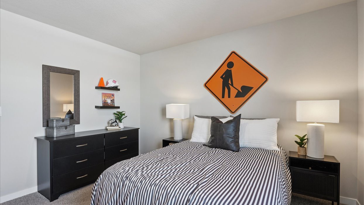 Bedroom 4, multi-use bedroom, study, flex-office, craft, entertainment, game room in your D.R. Horton new home