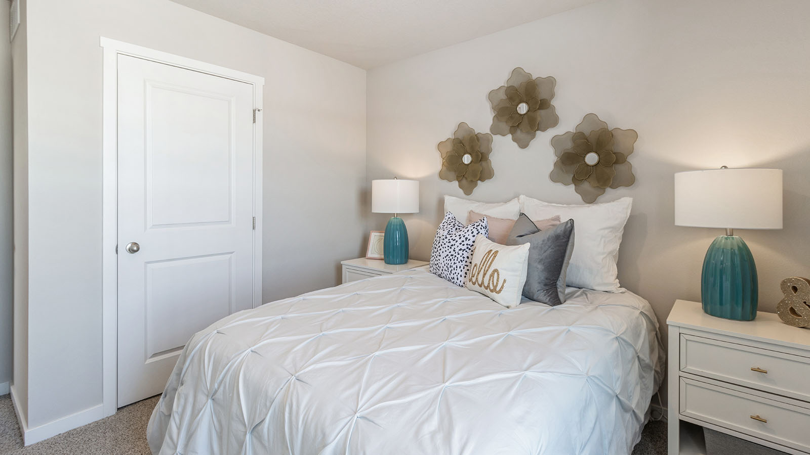 Comfortable secondary bedroom with natural light, modern finishes, and versatile living space.