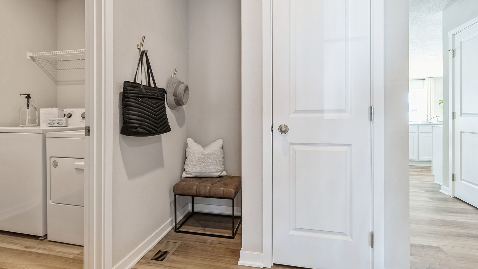 Garage Entry with Closet