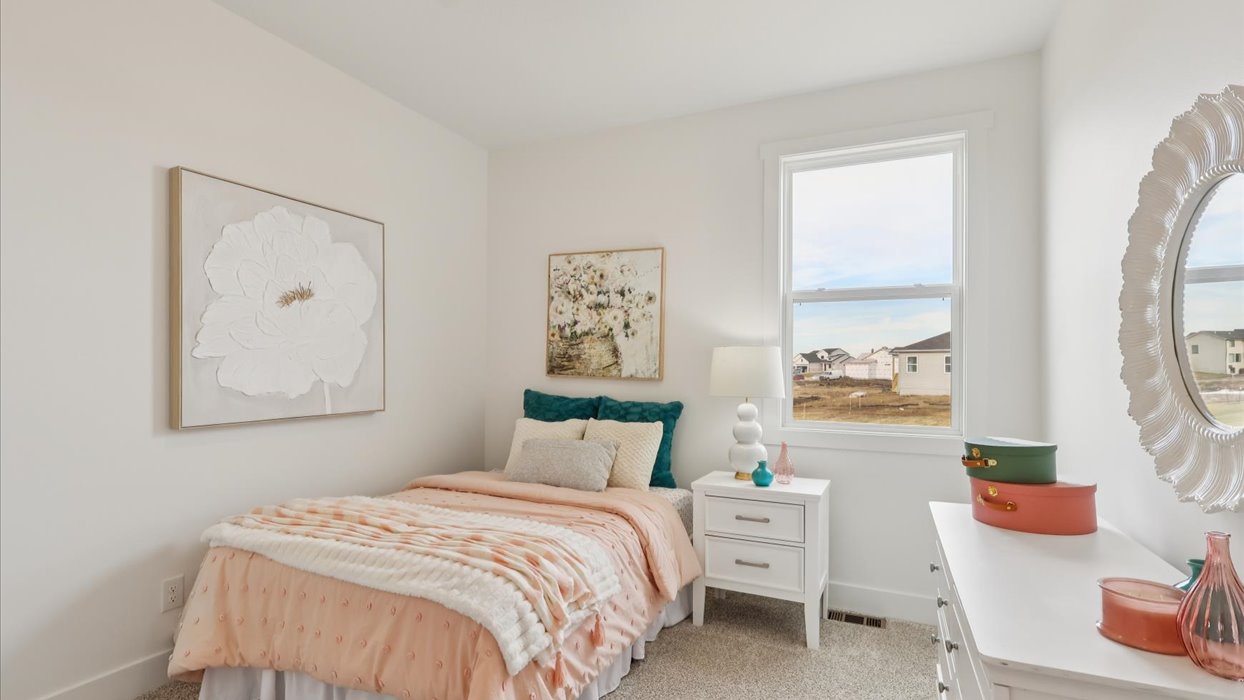 Bedroom 2, multi-use bedroom, study, flex-office, craft, entertainment, game room in D.R. Horton's new home