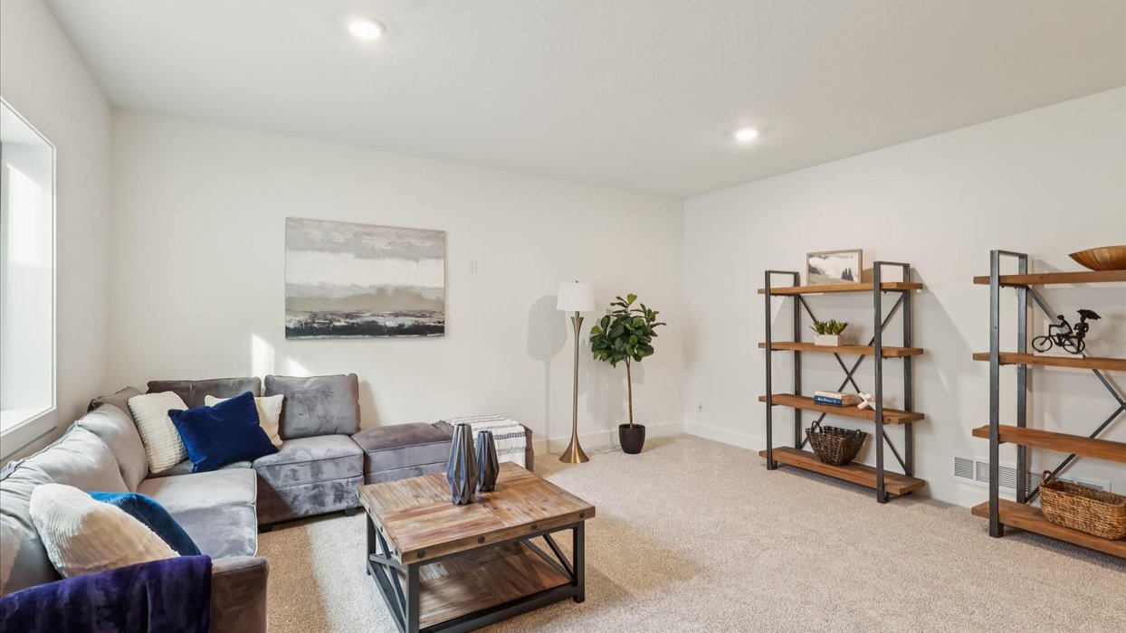 Your basement adds a flex, study, office, or game room plus a bedroom, bathroom supporting D.R. Horton’s smart-designed layout