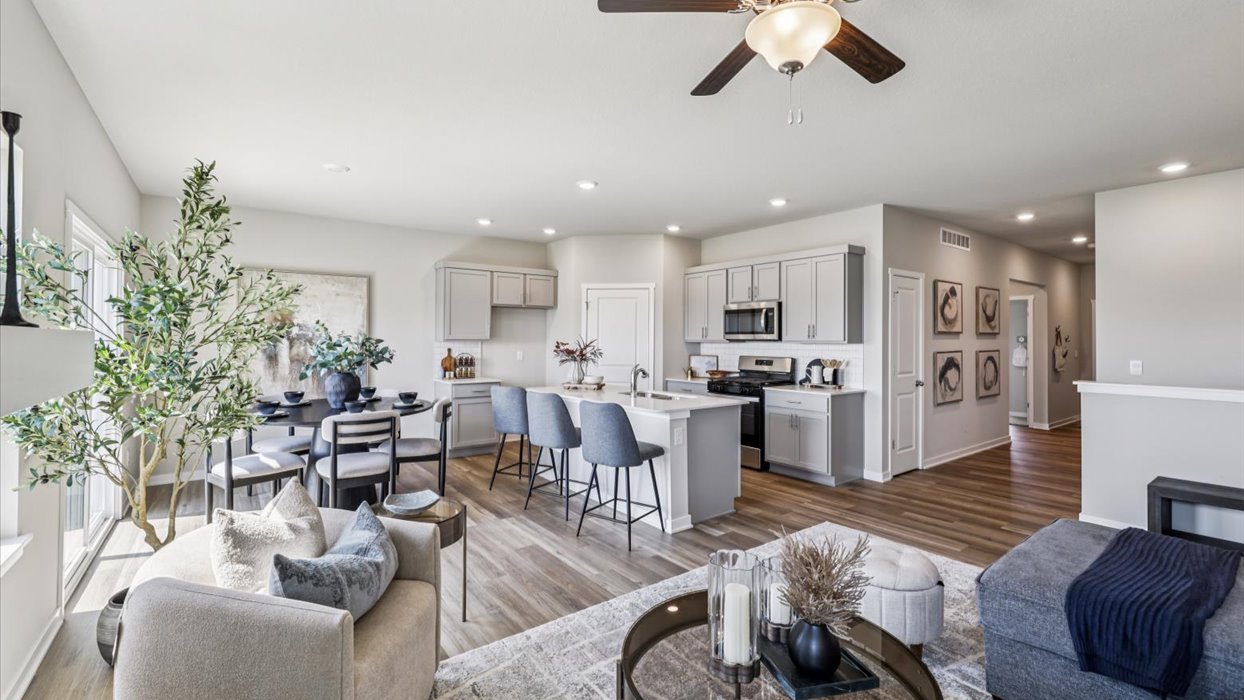 Hamilton Plan, Heritage at Grimes living room