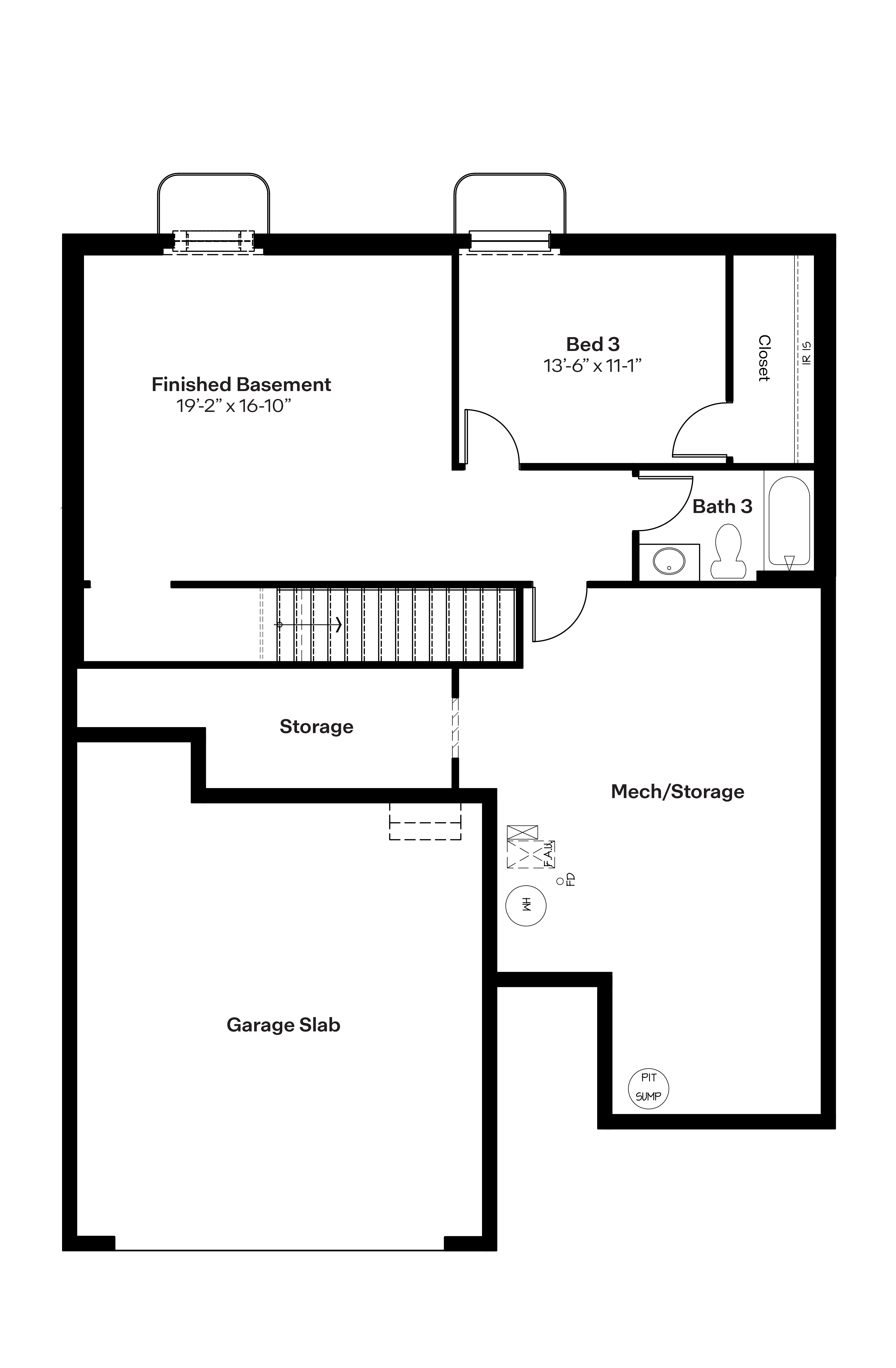 Jasper 1 Bed Basement