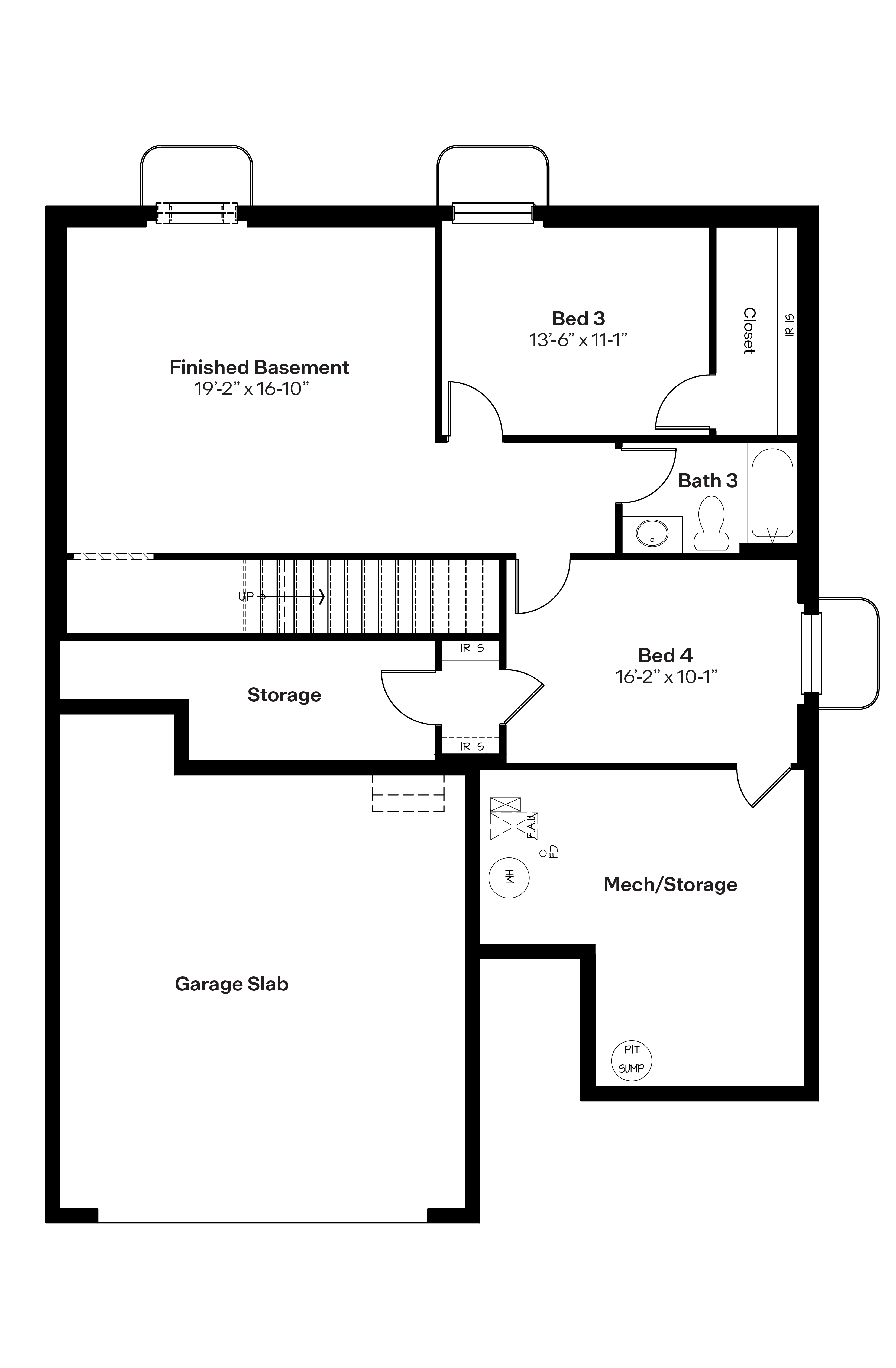 Jasper 2 Bed Basement