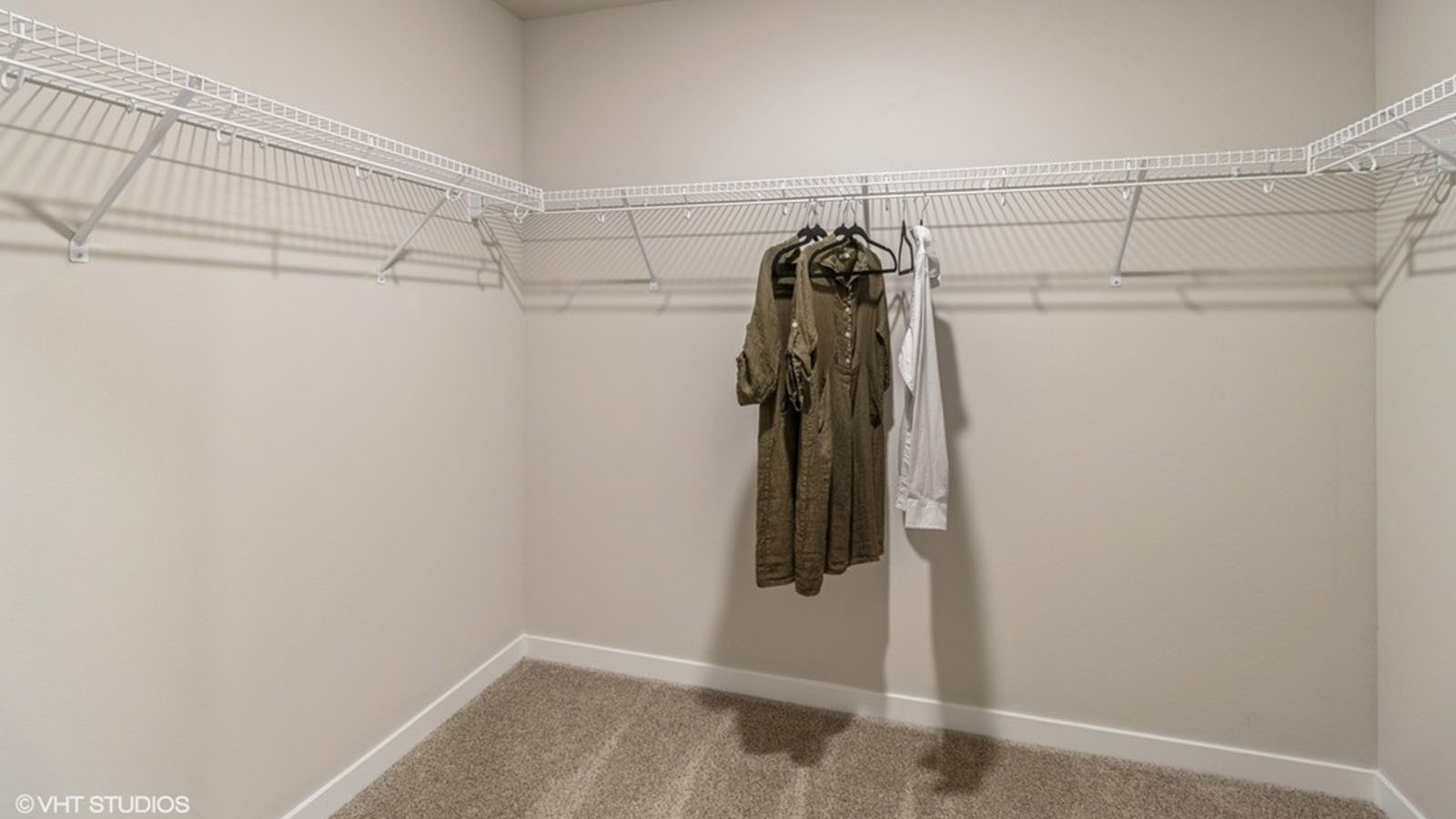 Spacious walk-in closet offering ample room for clothing, accessories, and everyday essentials.