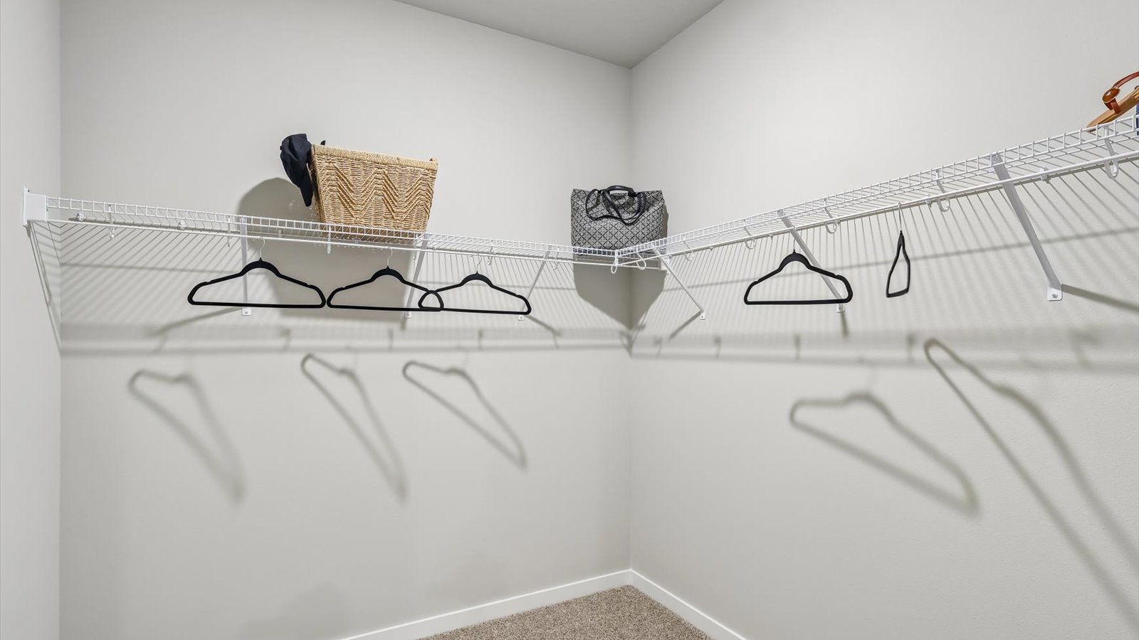 Spacious walk-in closet offering ample room for clothing, accessories, and everyday essentials.
