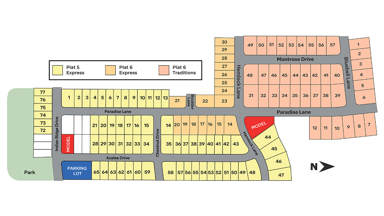 Static Lot Map