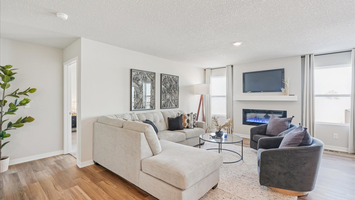 bright hamilton living room with two windows