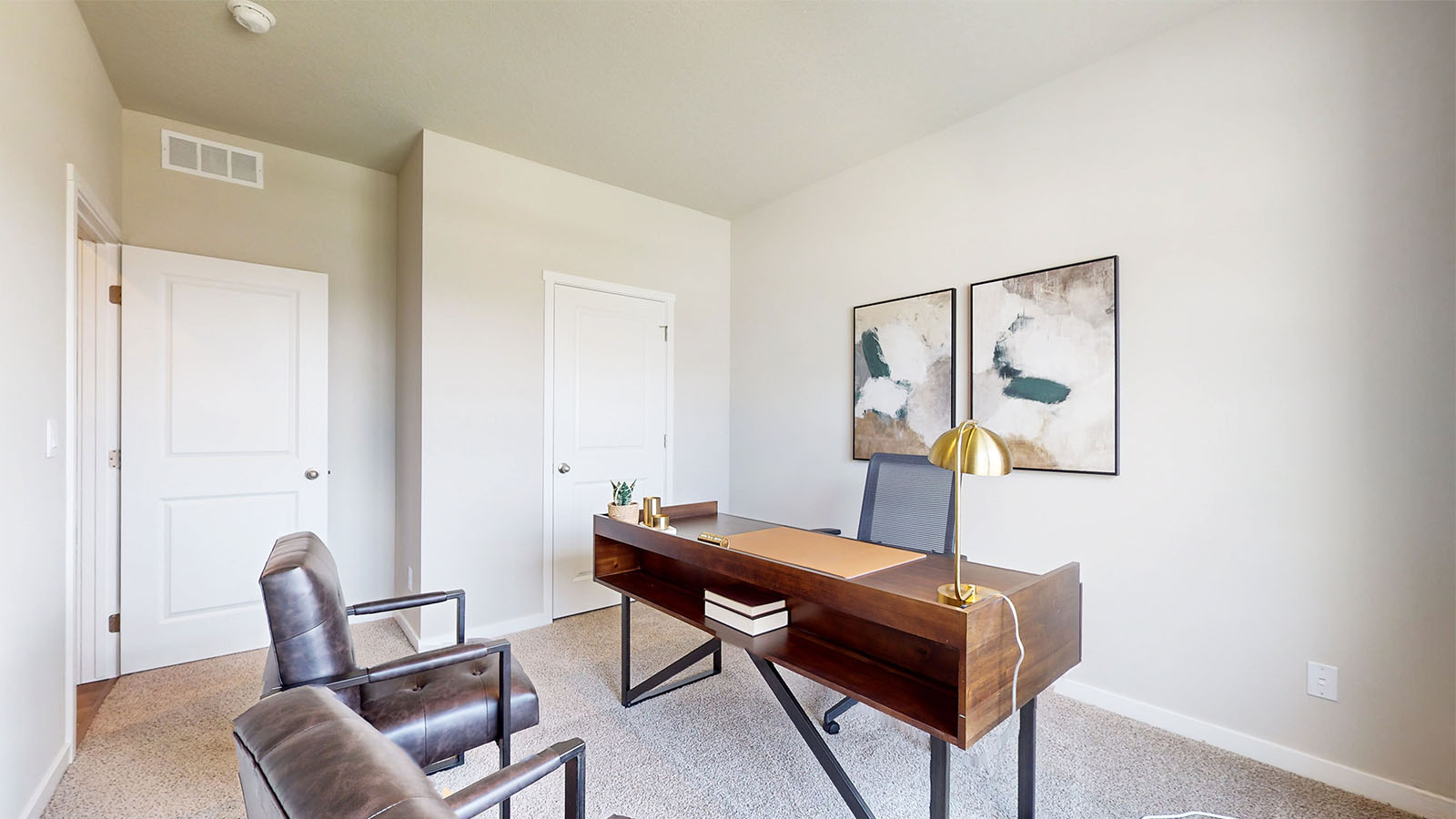 Comfortable secondary bedroom with natural light, modern finishes, and versatile living space.