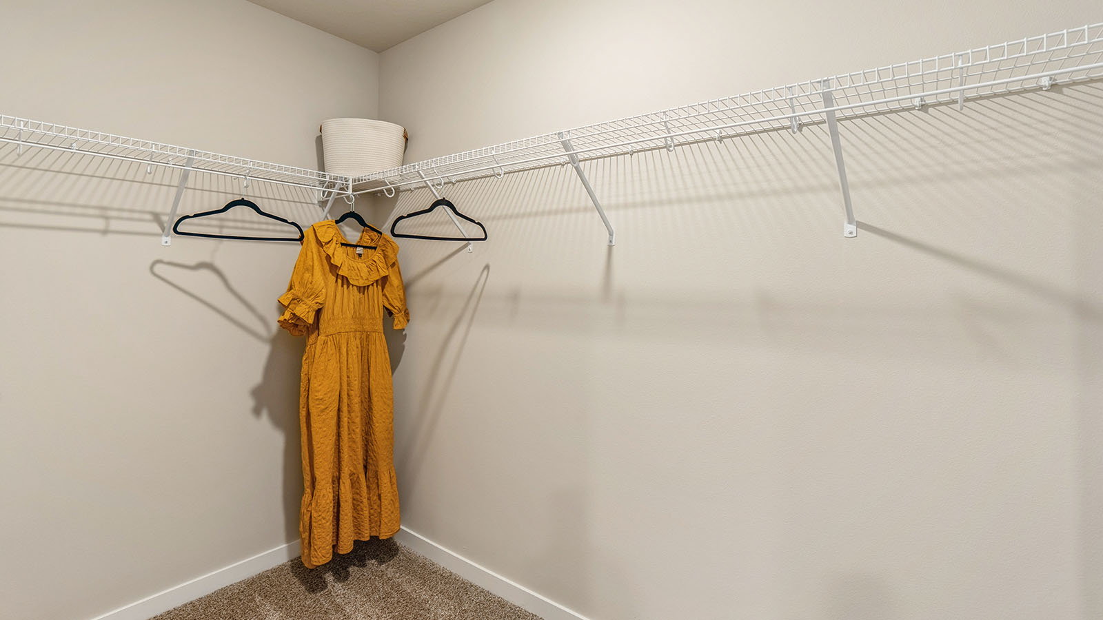 Spacious walk-in closet offering ample room for clothing, accessories, and everyday essentials.