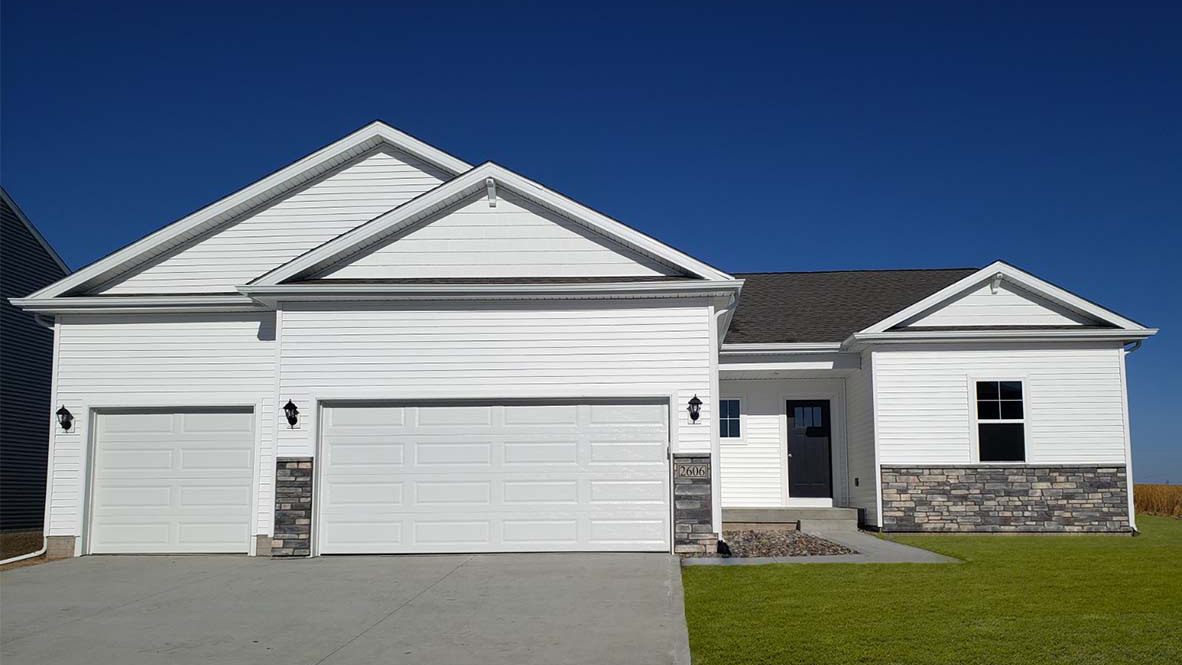 front exterior of reagan home