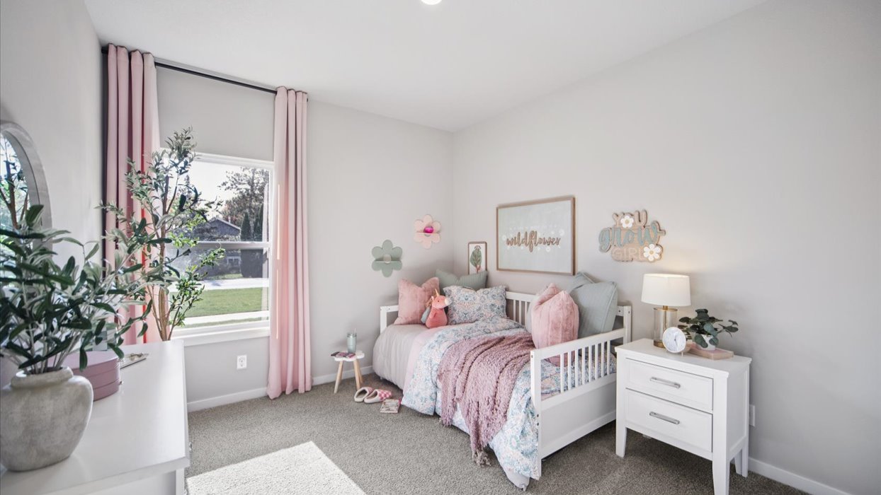 Alternate view of bedroom 4 showing adaptable layout and window light. Edgewood Trail