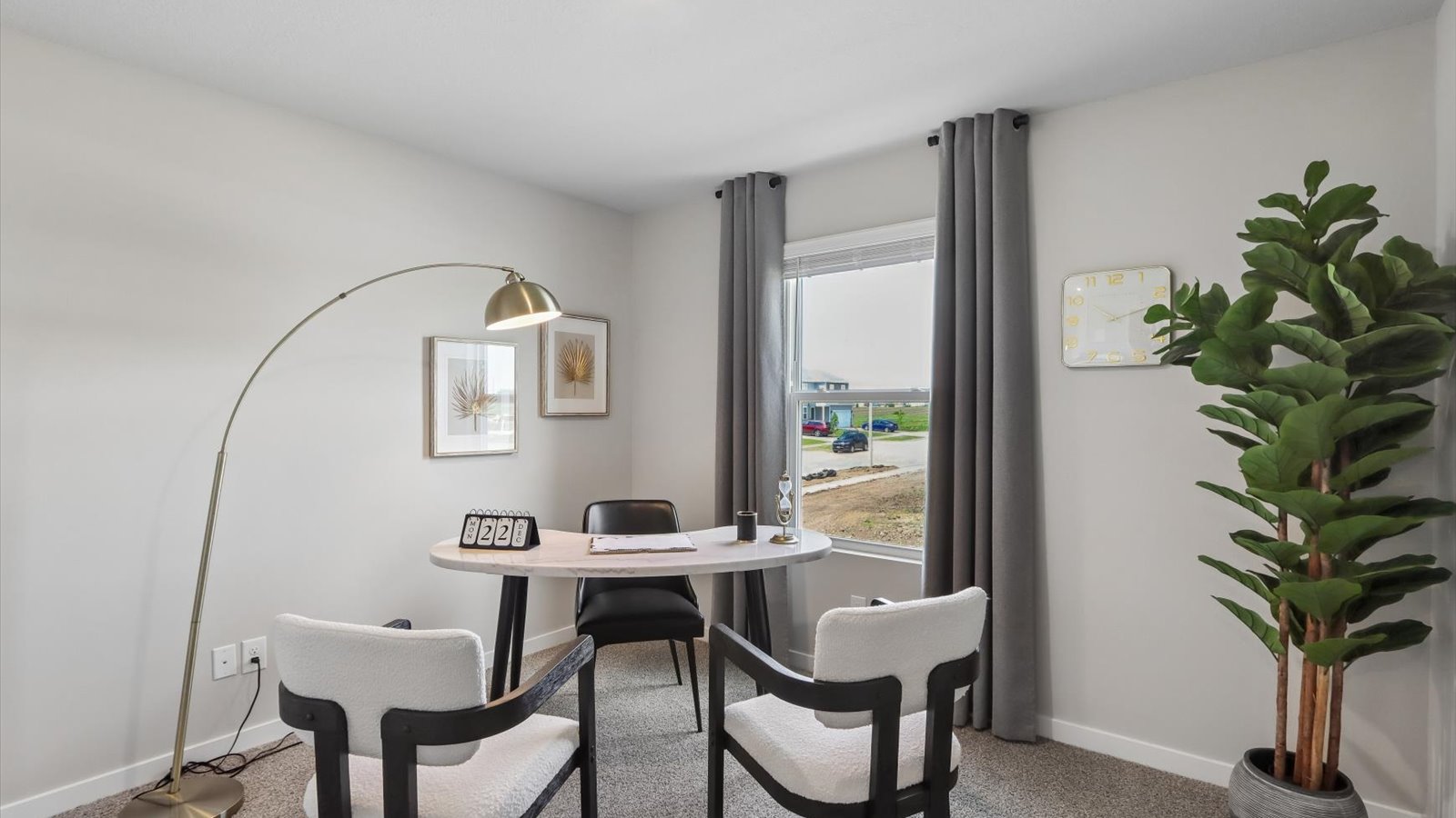 Comfortable secondary bedroom with natural light, modern finishes, and versatile living space.