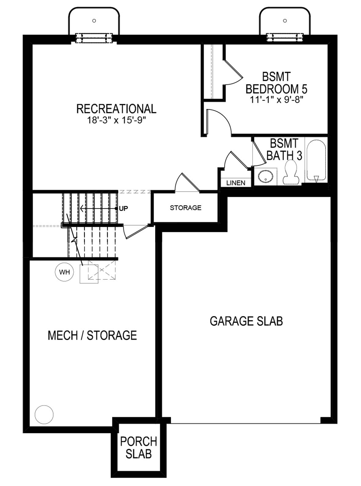 holland finished basement floor plan