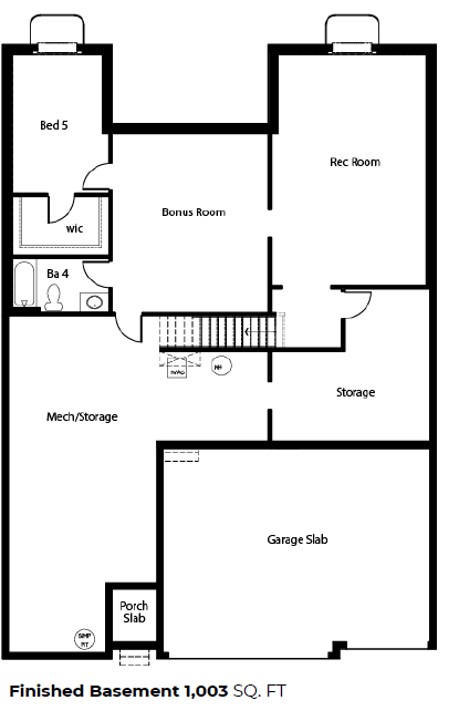 fairfield finished basement floor plan