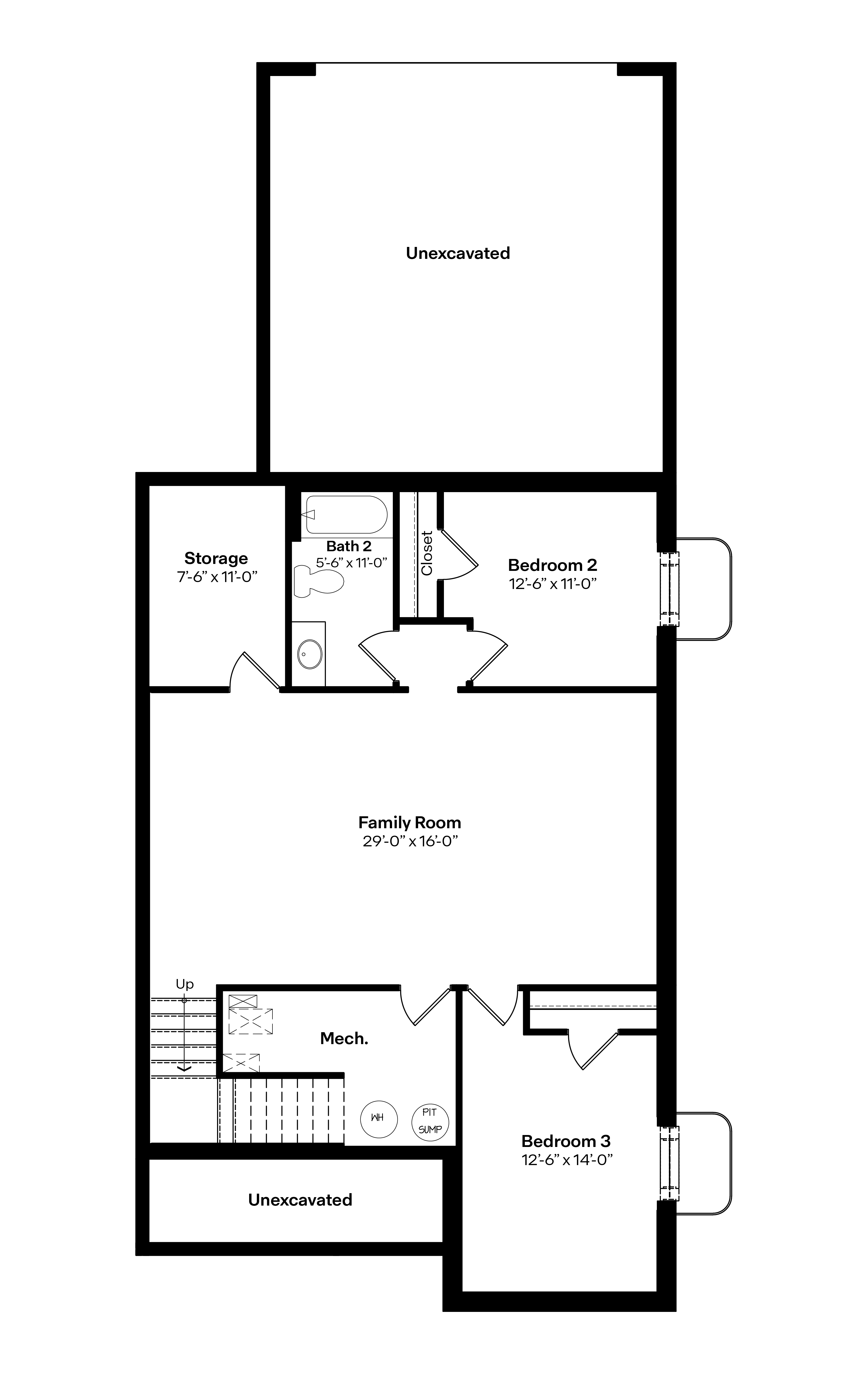 taylor floor plan finished basement