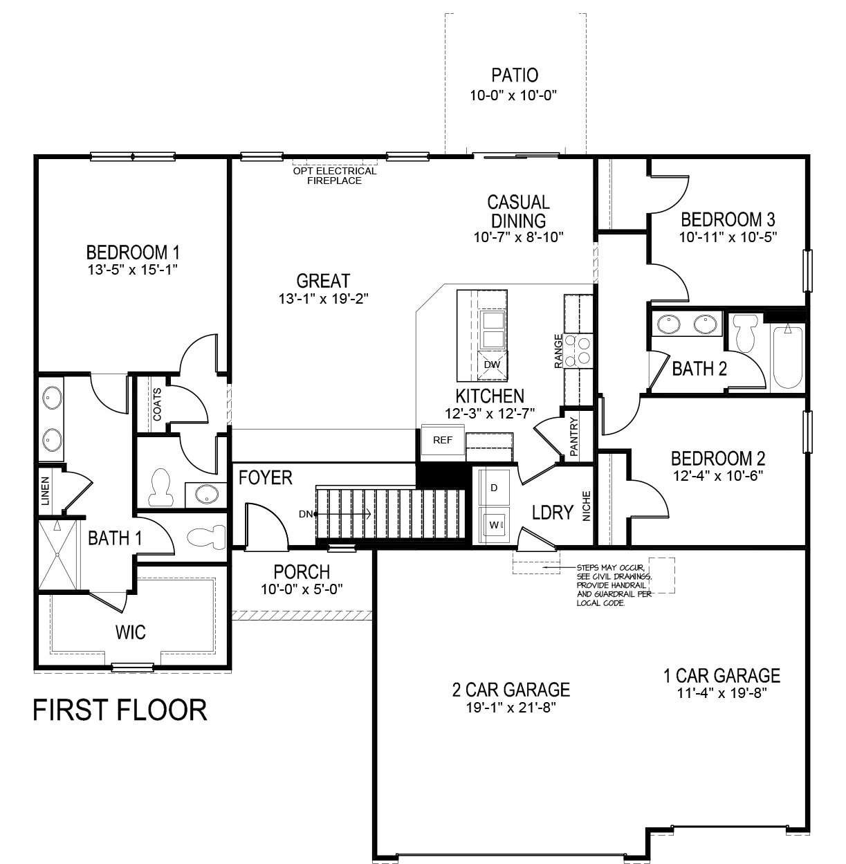 reagan floor plan main level