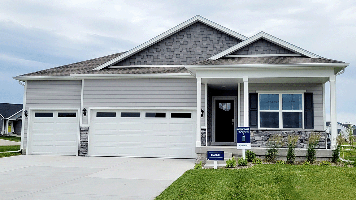 front exterior of fairfield home