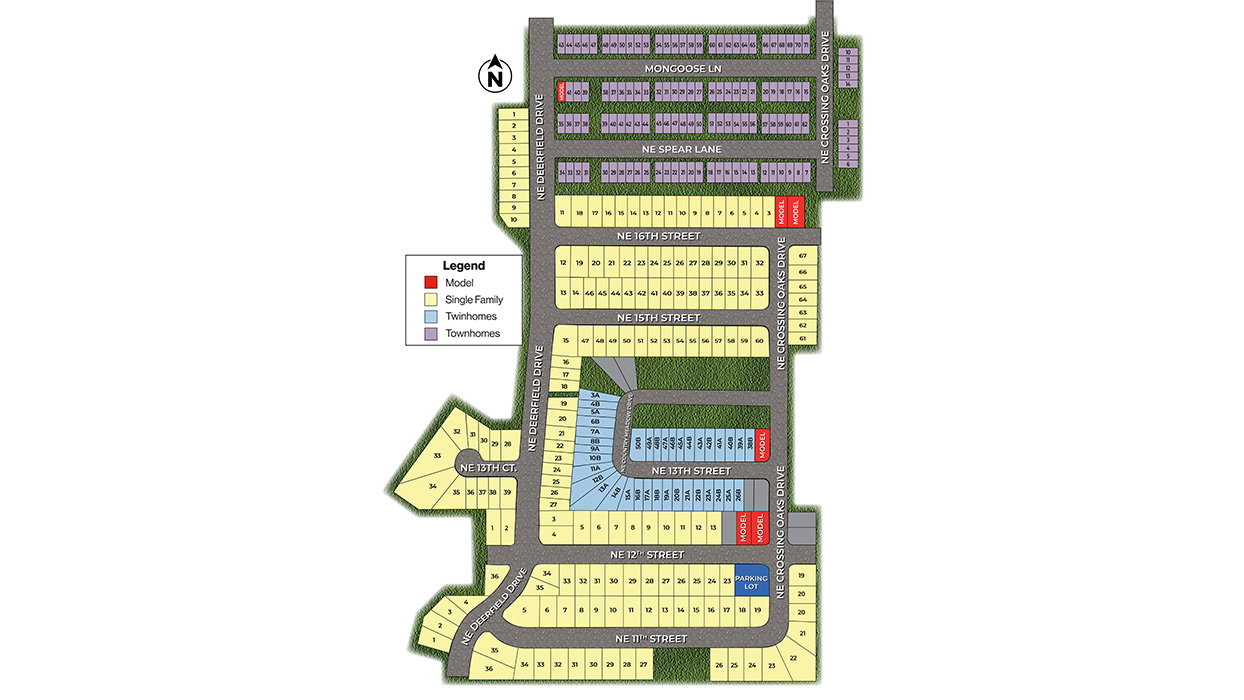 Static Lot Map