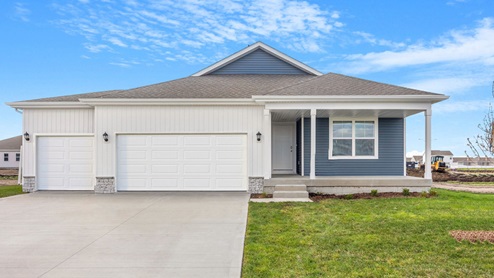 front exterior of hamilton model home