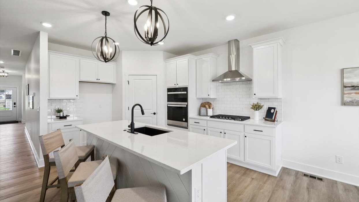 kitchen with range and stainless-steel appliances