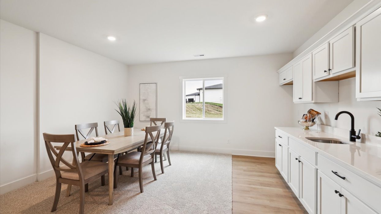 Fairfield Plan, The Horton Series at Stratford Crossing kitchen, dining area