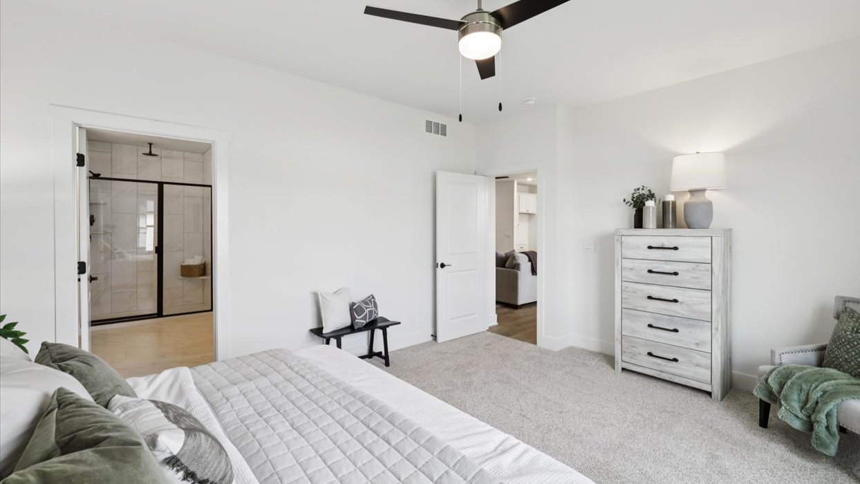 Fairfield Plan, The Horton Series at Stratford Crossing primary bedroom suite