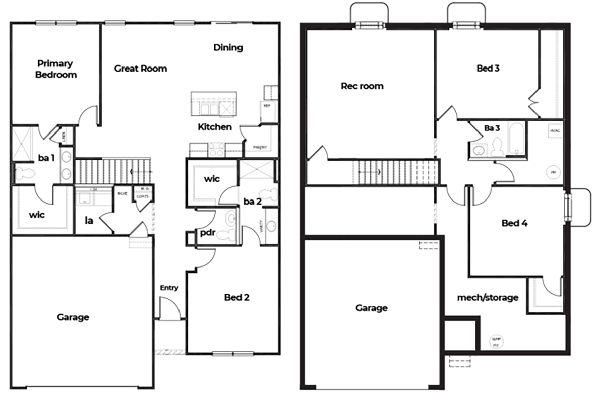 harmony floor plan rendering