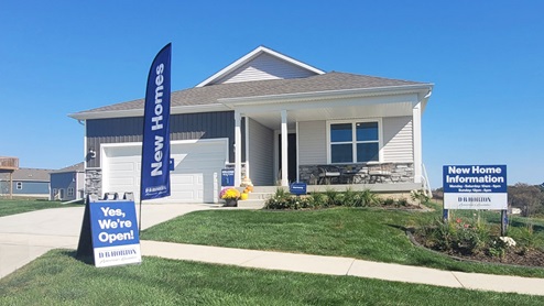 exterior of harmony model home