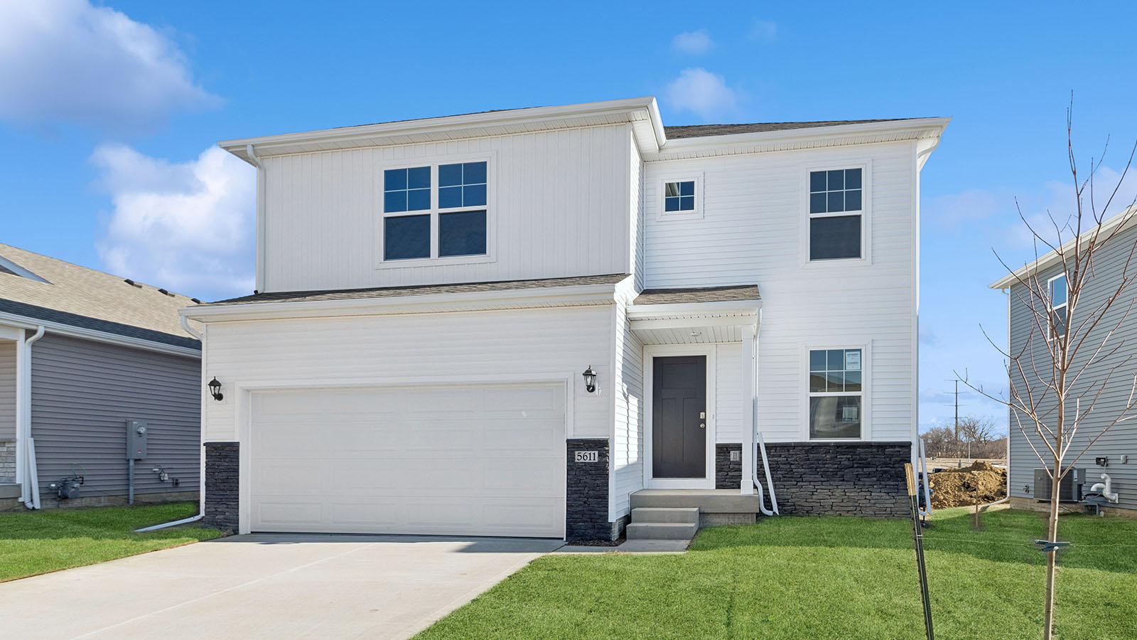 front exterior of the spencer home