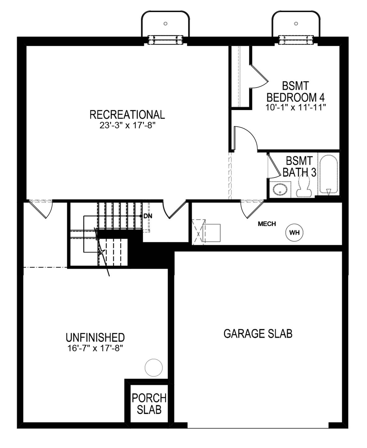 aldridge finished basement floor plan