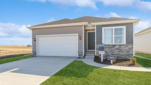 front exterior of roland model home